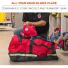imageErgodyne  13009 Arsenal 5008 Firefighter Turnout Gear and Safety Duffel Bag for Fire Fall Protection and Sport Gear Bag Use BlackRed