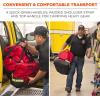 imageErgodyne  13009 Arsenal 5008 Firefighter Turnout Gear and Safety Duffel Bag for Fire Fall Protection and Sport Gear Bag Use BlackRed