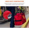 imageErgodyne Arsenal 5005W Large Nylon Rolling Firefighter Rescue Turnout Fire Gear Bag with Shoulder Strap and Helmet PocketNylon