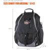 imageErgodyne Arsenal 5143 Backpack Padded Shoulder Straps Rucksack Design for Maximum Storage BlackBlack