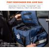imageErgodyne Arsenal 5215 Large Medic First Responder Trauma Duffel Bag with Shoulder Strap BlueOrange