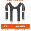 imageErgodyne Arsenal 5560 Tool Belt Suspenders Padded Shoulders Adjustable  36quot48quot