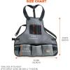 imageErgodyne Arsenal 5700 Torso Length Work Tool Apron 16Pockets Gray