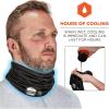 imageErgodyne Chill Its 6489 Cooling Neck Gaiter or Face Covering Two Layers Adjustable Nose Clip for Secure Fit Blue LargeExtra LargeBlack