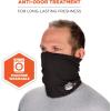 imageErgodyne Chill Its 6489 Cooling Neck Gaiter or Face Covering Two Layers Adjustable Nose Clip for Secure Fit Blue LargeExtra LargeBlack