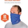 imageErgodyne Chill Its 6489 Cooling Neck Gaiter or Face Covering Two Layers Adjustable Nose Clip for Secure Fit Blue LargeExtra LargeBlue