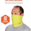 imageErgodyne Chill Its 6489 Cooling Neck Gaiter or Face Covering Two Layers Adjustable Nose Clip for Secure Fit Blue LargeExtra LargeHivis Lime