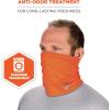 imageErgodyne Chill Its 6489 Cooling Neck Gaiter or Face Covering Two Layers Adjustable Nose Clip for Secure Fit Blue LargeExtra LargeHivis Orange