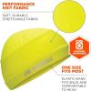 imageErgodyne Chill Its 6632 Cooling Skull Cap Sweat Wicking Liner UPF 50 Sun ProtectionLime