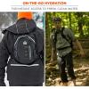 imageErgodyne ChillIts 5157 Hydration Backpack High Visibility Reflective Cargo Pack with Storage 3 Liter Bladder Breakaway Shoulder Straps