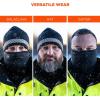 imageErgodyne NFerno 6831 3in1 Reflective Balaclava Face Mask Wear as Hat Neck Gaiter or Full Face Ski Mask 360 Reflective Accents