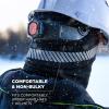 imageErgodyne NFerno 6831 3in1 Reflective Balaclava Face Mask Wear as Hat Neck Gaiter or Full Face Ski Mask 360 Reflective Accents