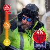 imageErgodyne unisexadult Glowear 8390 Hivis Winter Jacket With Amplifire Heat Reflective Lining  Type R Class 3Lime