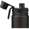 imageInsulated Water Bottle Stainless Steel Dual Cap Opening 25 oz Ergodyne Chill Its 5152 BlackBlack