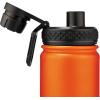 imageInsulated Water Bottle Stainless Steel Dual Cap Opening 25 oz Ergodyne Chill Its 5152 BlackOrange