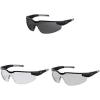 image3 Pack of Ergodyne Skullerz Dellenger Anti Fog Safety Glasses with Adjustable Temples z87  Smoke Clear ampamp IndoorOutdoor Lenses