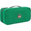 imageErgodyne Arsenal 5875 Clamshell Organizer Zippered Pouches Large BlueGreen