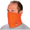 imageErgodyne Chill Its 6489 Cooling Neck Gaiter or Face Covering Two Layers Adjustable Nose Clip for Secure Fit Blue LargeExtra LargeHivis Orange