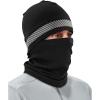 imageErgodyne NFerno 6831 3in1 Reflective Balaclava Face Mask Wear as Hat Neck Gaiter or Full Face Ski Mask 360 Reflective Accents