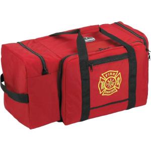 imageErgodyne Arsenal 5005W Large Nylon Rolling Firefighter Rescue Turnout Fire Gear Bag with Shoulder Strap and Helmet PocketNylon