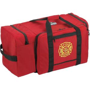 imageErgodyne Arsenal 5005W Large Nylon Rolling Firefighter Rescue Turnout Fire Gear Bag with Shoulder Strap and Helmet PocketPolyester
