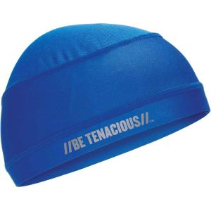 imageErgodyne Chill Its 6632 Cooling Skull Cap Sweat Wicking Liner UPF 50 Sun ProtectionBlue