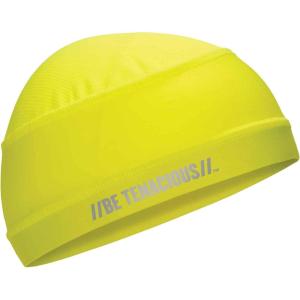 imageErgodyne Chill Its 6632 Cooling Skull Cap Sweat Wicking Liner UPF 50 Sun ProtectionLime