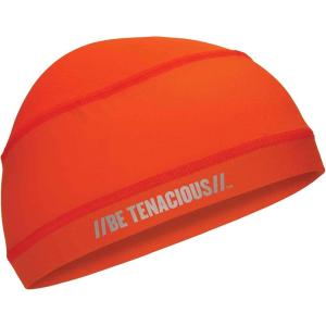 imageErgodyne Chill Its 6632 Cooling Skull Cap Sweat Wicking Liner UPF 50 Sun ProtectionOrange