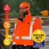 imageErgodyne 8386 Type R Class 3 Outer Shell JacketOrange