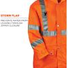 imageErgodyne Unisex Glowear 8365 Hivis Rain Jacket  Type R Class 3 BreathableOrange