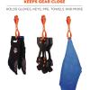 imageErgodyne Squids 3400 Glove Clip Holder with Dual Clips Black 1 Count Pack of 1Orange  100pack
