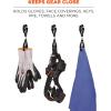 imageErgodyne Squids 3420 Swiveling Glove Clip Holder with Dual ClipsBlack  6Pack
