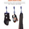 imageErgodyne Squids 3420 Swiveling Glove Clip Holder with Dual ClipsBlue  100Pack