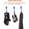imageErgodyne Squids 3420 Swiveling Glove Clip Holder with Dual ClipsBlue  6Pack