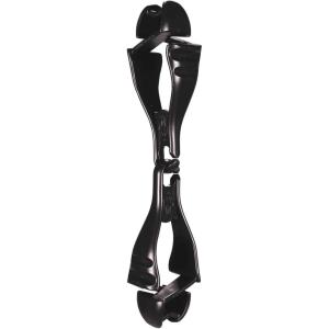imageErgodyne Squids 3400 Glove Clip Holder with Dual Clips Black 1 Count Pack of 1Black