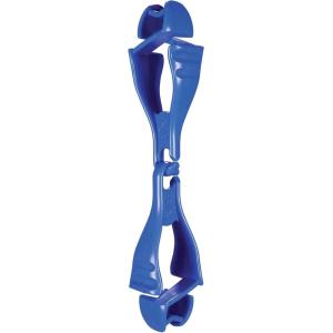 imageErgodyne Squids 3400 Glove Clip Holder with Dual Clips Black 1 Count Pack of 1Blue