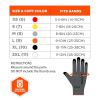 imageErgodyne ProFlex 7000 Nitrile Coated Work Gloves Foam Nitrile Palms for Flexible No Slip Grip 15g 12PackXLarge