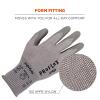 imageErgodyne ProFlex 7024 Cut Resistant Work Gloves ANSI A2 PU Coated Palms for Flexible No Slip Grip Abrasion Resistant 13g Touchscreen Capable 12PackGray