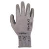 imageErgodyne ProFlex 7024 Cut Resistant Work Gloves ANSI A2 PU Coated Palms for Flexible No Slip Grip Abrasion Resistant 13g Touchscreen Capable 12PackGray