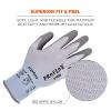 imageErgodyne ProFlex 7025 Cut Resistant Work Gloves ANSI A2 PU Coated Palms for Flexible No Slip Grip Abrasion Resistant Superior Fit and Feel 18gBlue