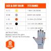 imageErgodyne ProFlex 7025 Cut Resistant Work Gloves ANSI A2 PU Coated Palms for Flexible No Slip Grip Abrasion Resistant Superior Fit and Feel 18gBlue