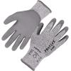 imageErgodyne ProFlex 7030 Cut Resistant Work Gloves ANSI A3 PU Coated Palms for Flexible No Slip Grip Abrasion Resistant 13g 12PairsGray