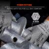 imageErgodyne ProFlex 7030 Cut Resistant Work Gloves ANSI A3 PU Coated Palms for Flexible No Slip Grip Abrasion Resistant 13g 12PairsGray