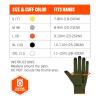 imageErgodyne ProFlex 7042 Cut Resistant Work Gloves ANSI A4 Contact Heat Resistant Sandy Nitrile Coated Palms 18g AramidLarge 12pack