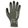 imageErgodyne ProFlex 7042 Cut Resistant Work Gloves ANSI A4 Contact Heat Resistant Sandy Nitrile Coated Palms 18g AramidXLarge 12Pack