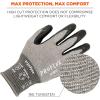 imageErgodyne ProFlex 7072 Cut Resistant Work Gloves ANSI A7 ASX Nitrile Coated Palms for Enhanced Grip on All Surfaces Abrasion Resistant 18g HPPE and Tungsten 12 Pack12pack