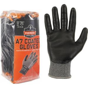 imageErgodyne ProFlex 7072 Cut Resistant Work Gloves ANSI A7 ASX Nitrile Coated Palms for Enhanced Grip on All Surfaces Abrasion Resistant 18g HPPE and Tungsten 12 Pack12pack