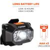 imageErgodyne Skullerz 8978 Intrinsically Safe Hard Hat Headlamp Light Compatible with Ergodyne Skullerz Hard Hats and Safety HelmetsBlack
