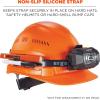 imageErgodyne Skullerz 8979 Universal Hard Hat Headlamp Strap for Ergodyne Hardhat Lights NonSlip Silicone Headband Strap Grips Hard Shell Head Protection