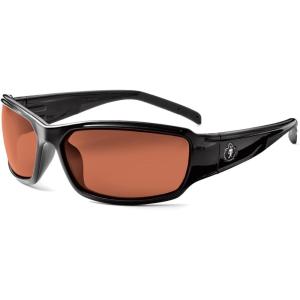 imageErgodyne  51321 Skullerz Thor Polarized Safety Sunglasses  Kryptek Typhon Black Camo Frame Polarized Copper LensBlack Frame  Copper Lens